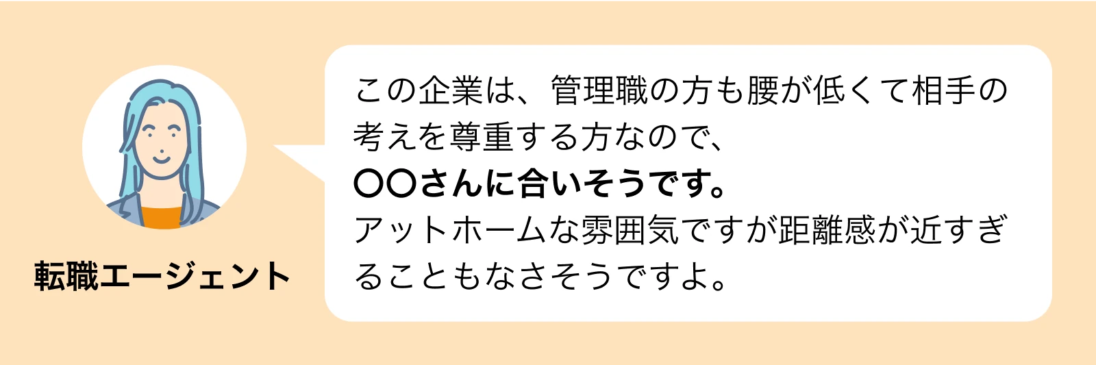 転職エージェントからの回答