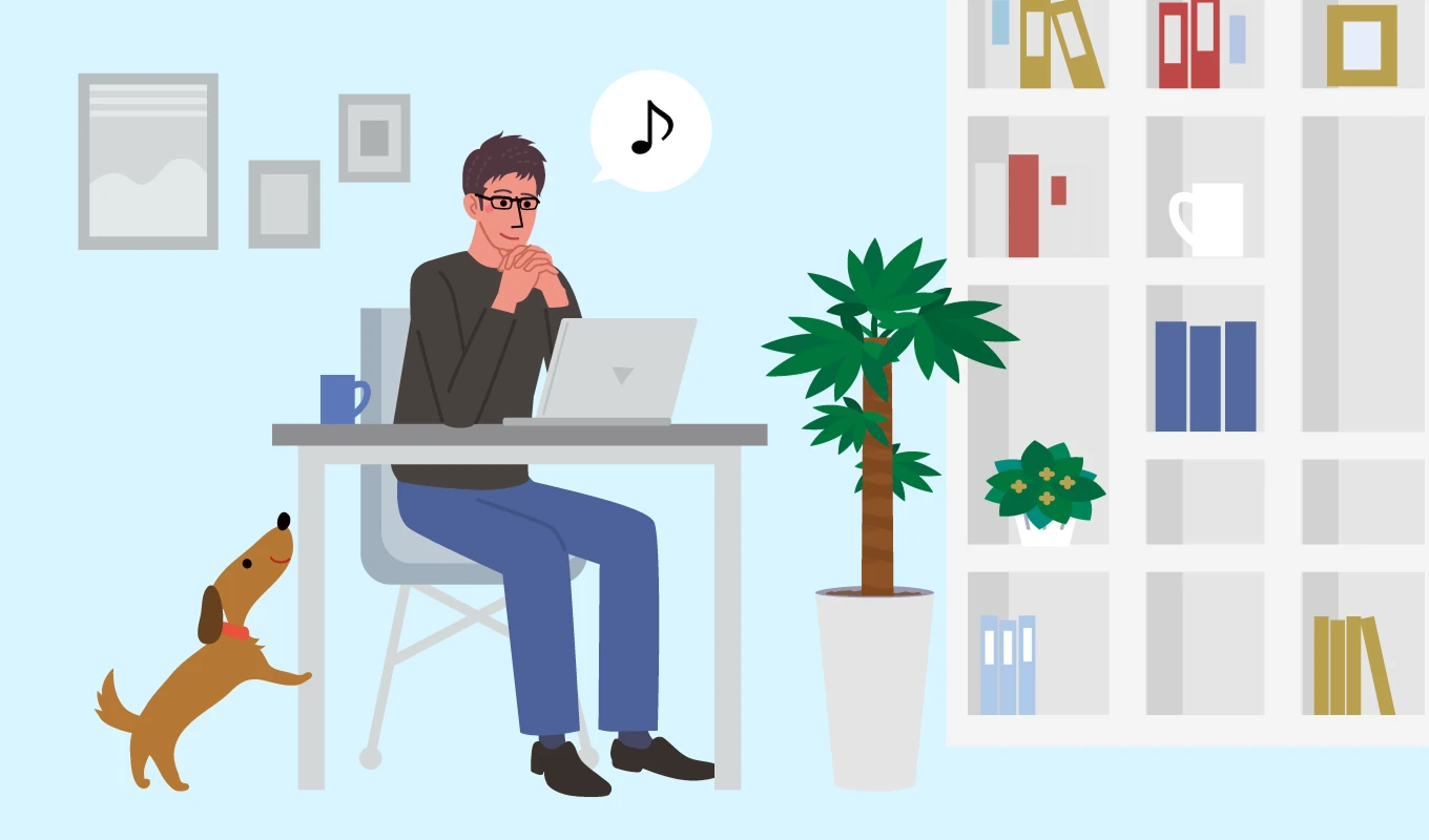 転職するためにホワイト企業の求人を探す男性